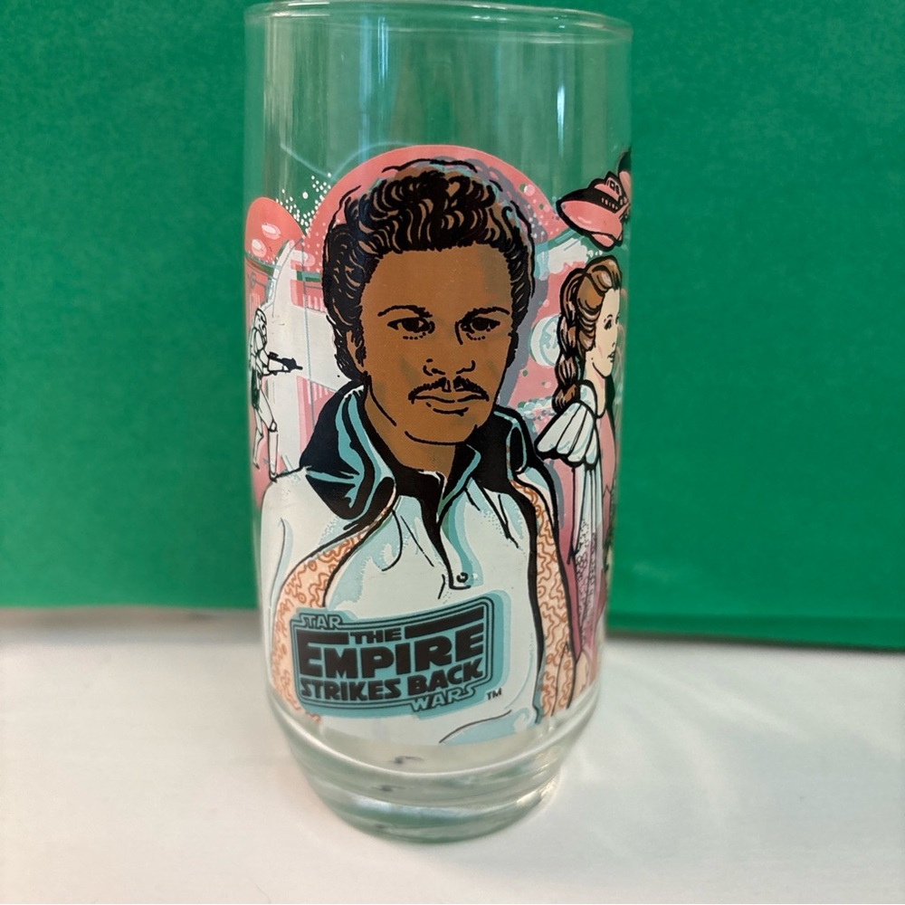 Empire Strikes Back Glass 1980 Vintage Burger King